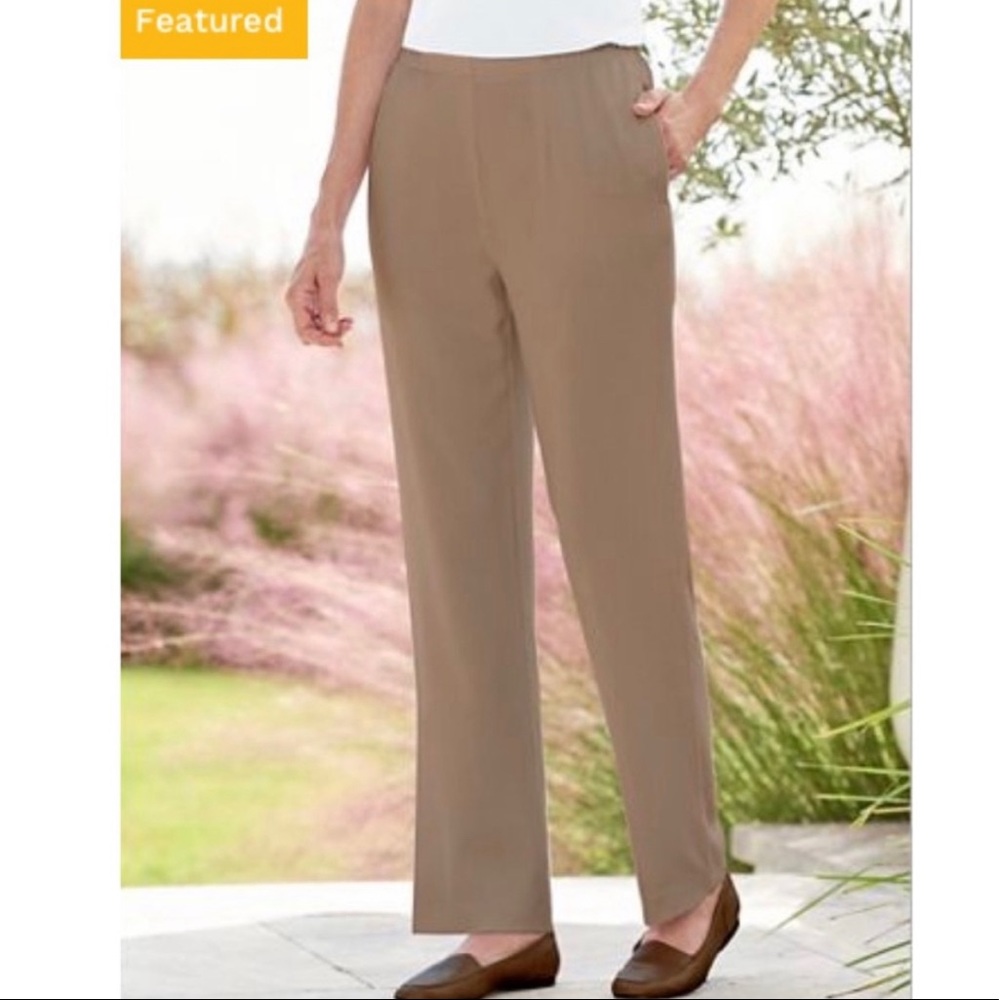 Draper’s and Damon’s Look of Linen Flat Front Pant